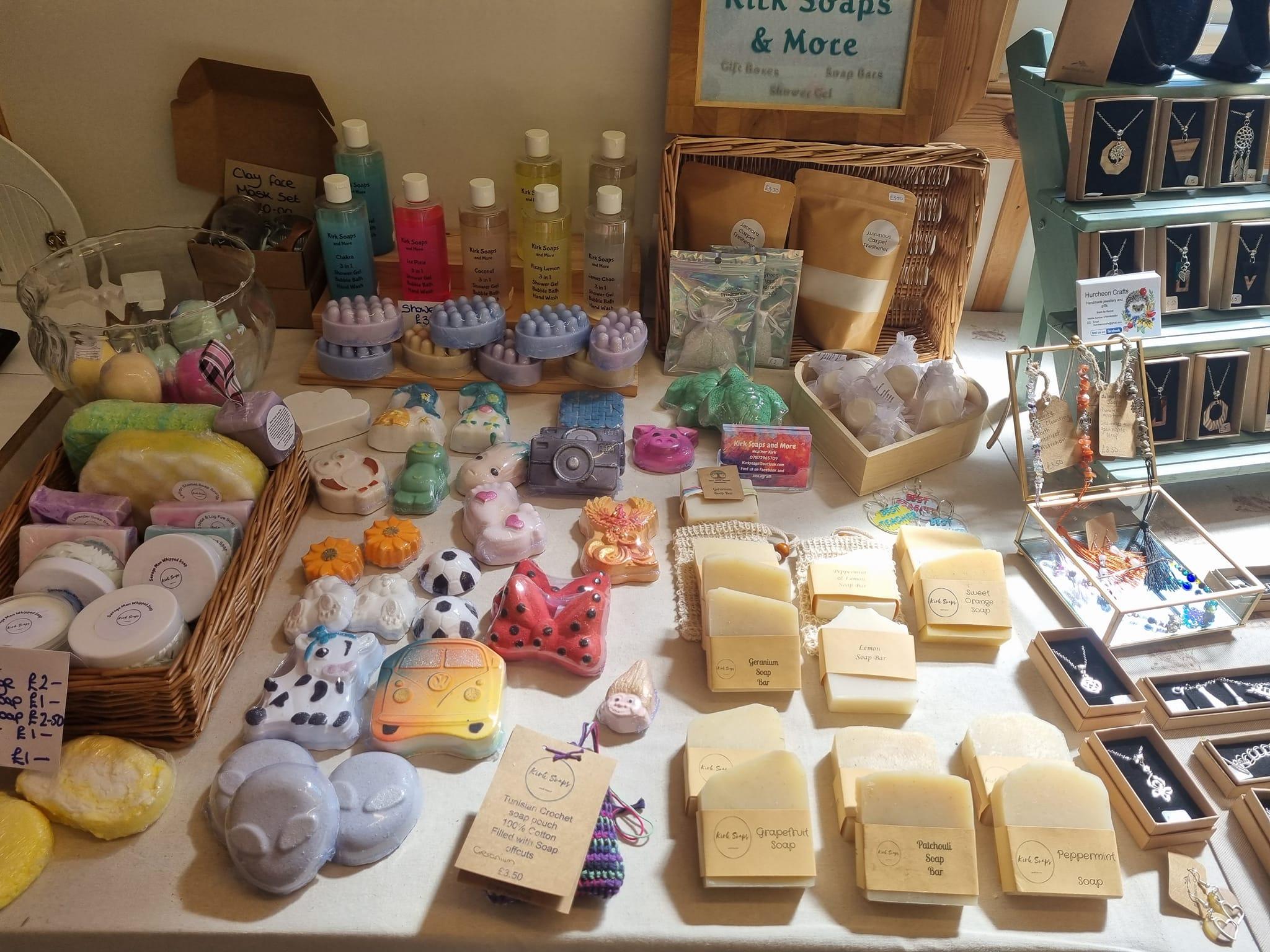 Kirks Soaps At Our Wee Pop Up Shop In Annan
